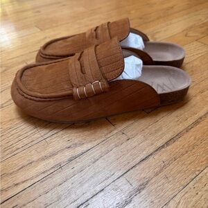 JW ANDERSON Caramel Suede Mules